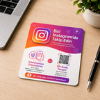 Dinamik QR + NFC Instagram Takip Kartı